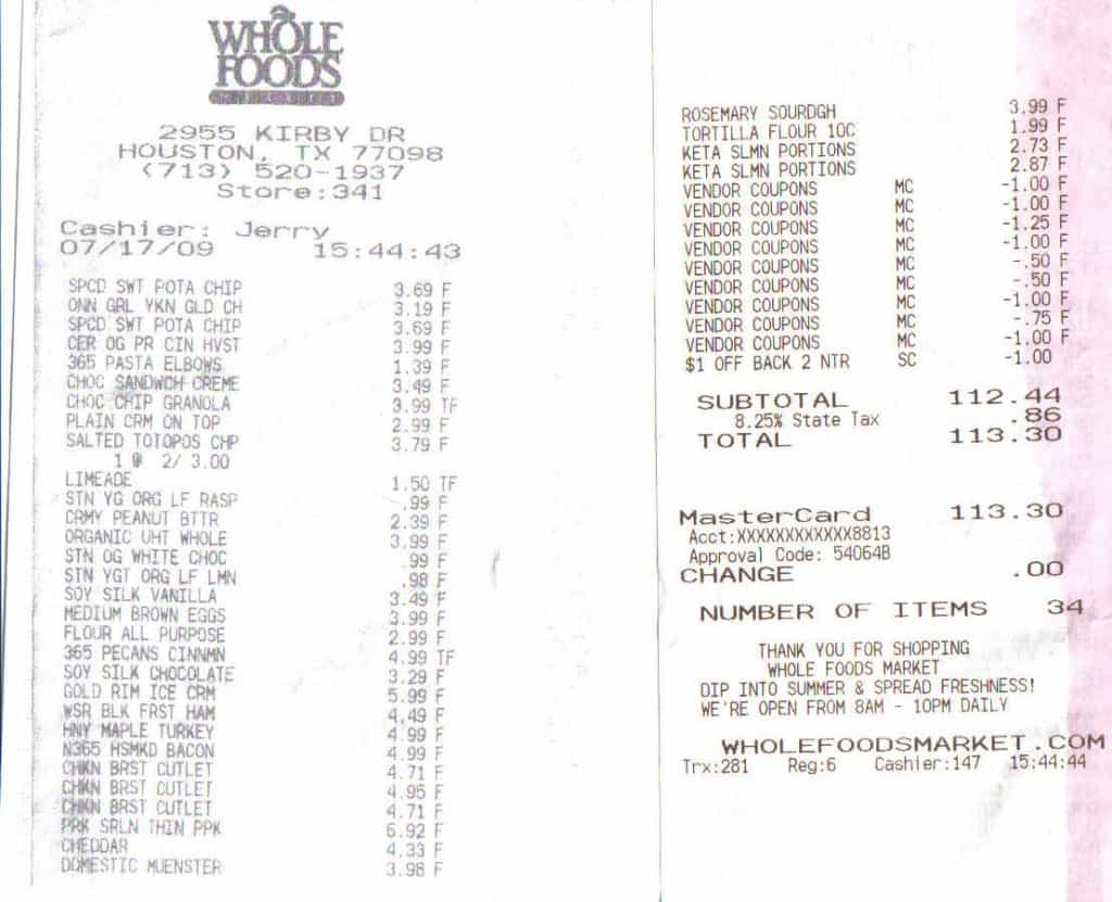 Receipt expensive paleo wholefoods meat buy wolf robbwolf 2011 1350