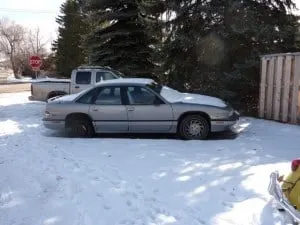 1991 buick regal gray beater car