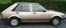 mazda 323, 1985 beater car