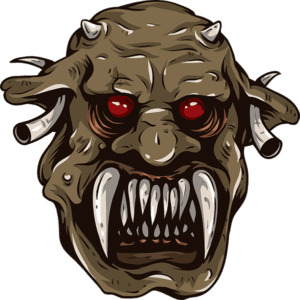 cartoon image of monster