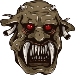 cartoon image of monster