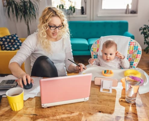 childcare options for work at home moms