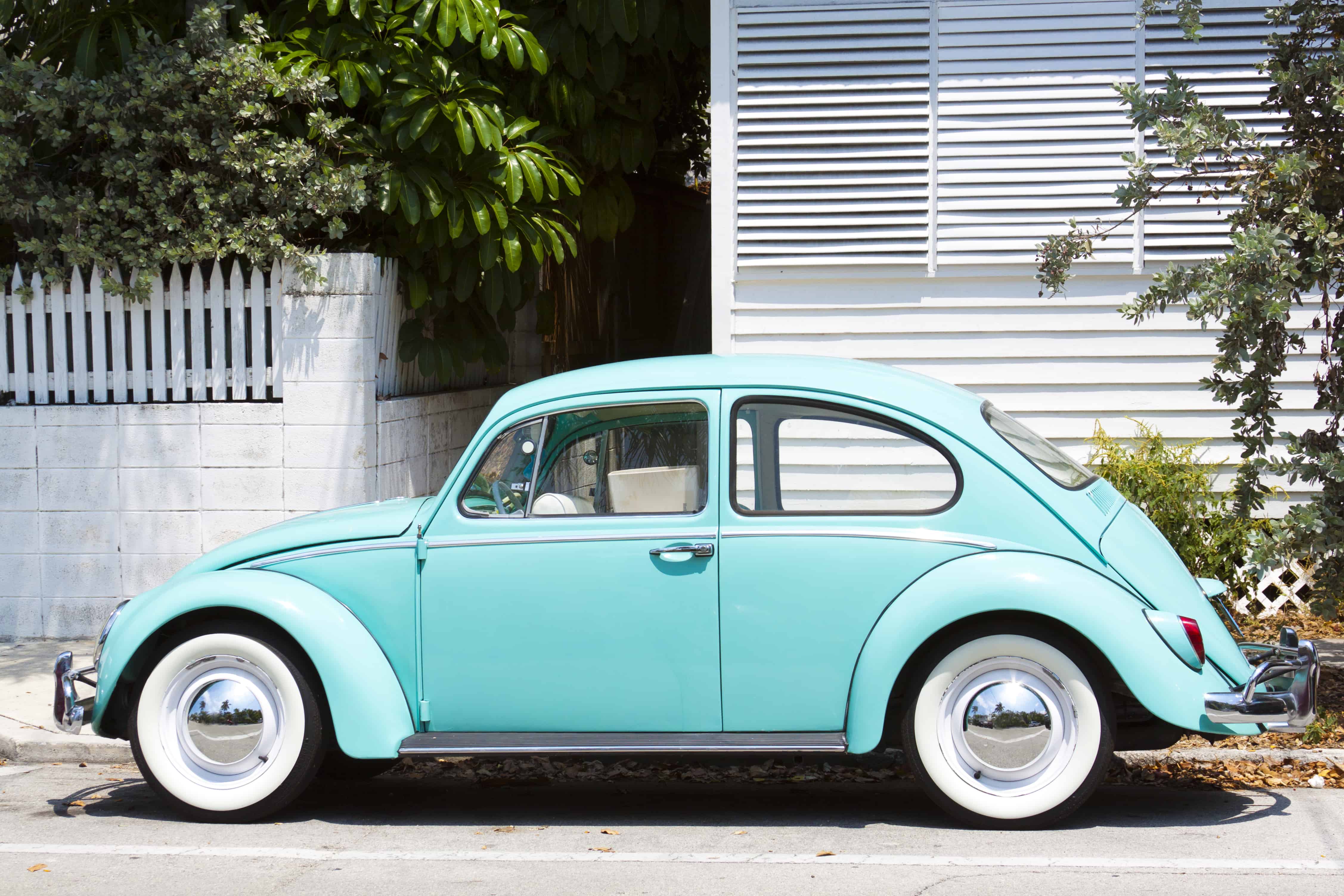 powder blue volkswagen bug