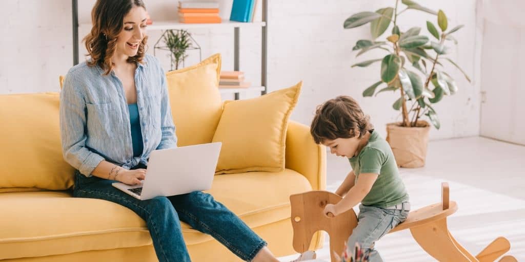 work at home Mom with a toddler trying to find quiet activities for 2 year olds