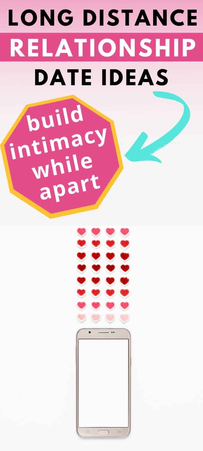 long vertical image of cell phone with hearts coming out of it