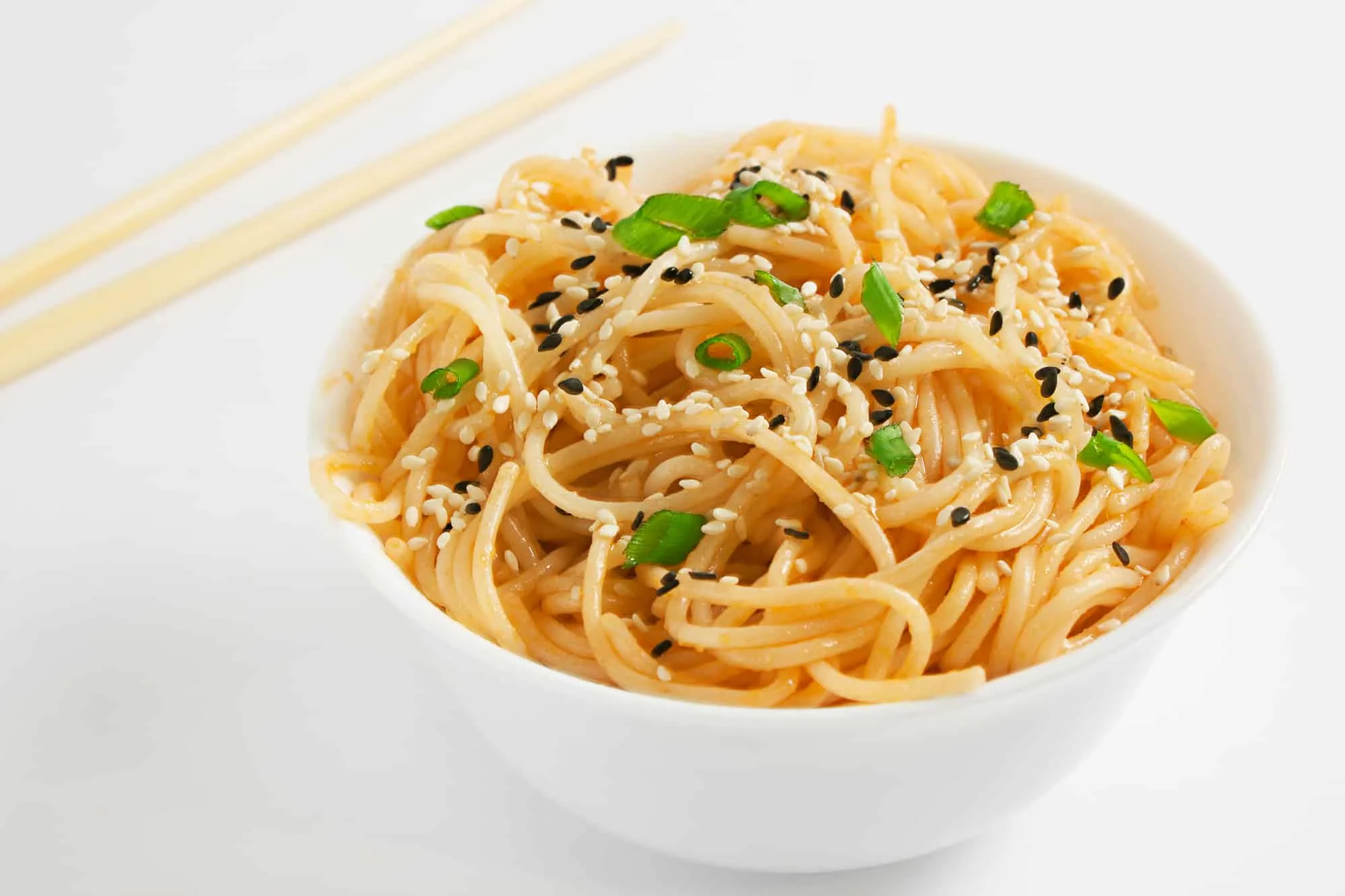 screenshot of non perishable meal idea - cold spicy peanut sesame noodles