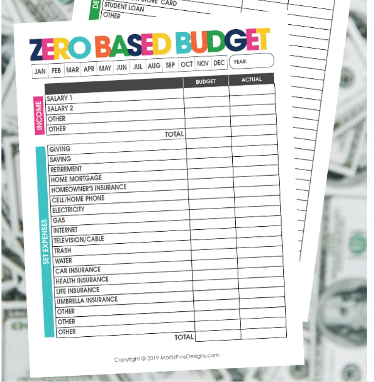 11 Cute Printable Monthly Budget Worksheets (Cute and Free!)