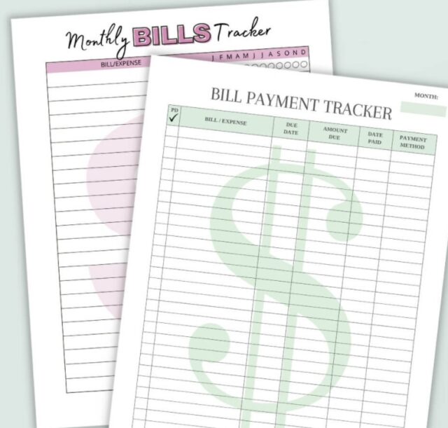7 Free Monthly Bill Pay Checklist PDFs (Never Miss a Bill Again!)