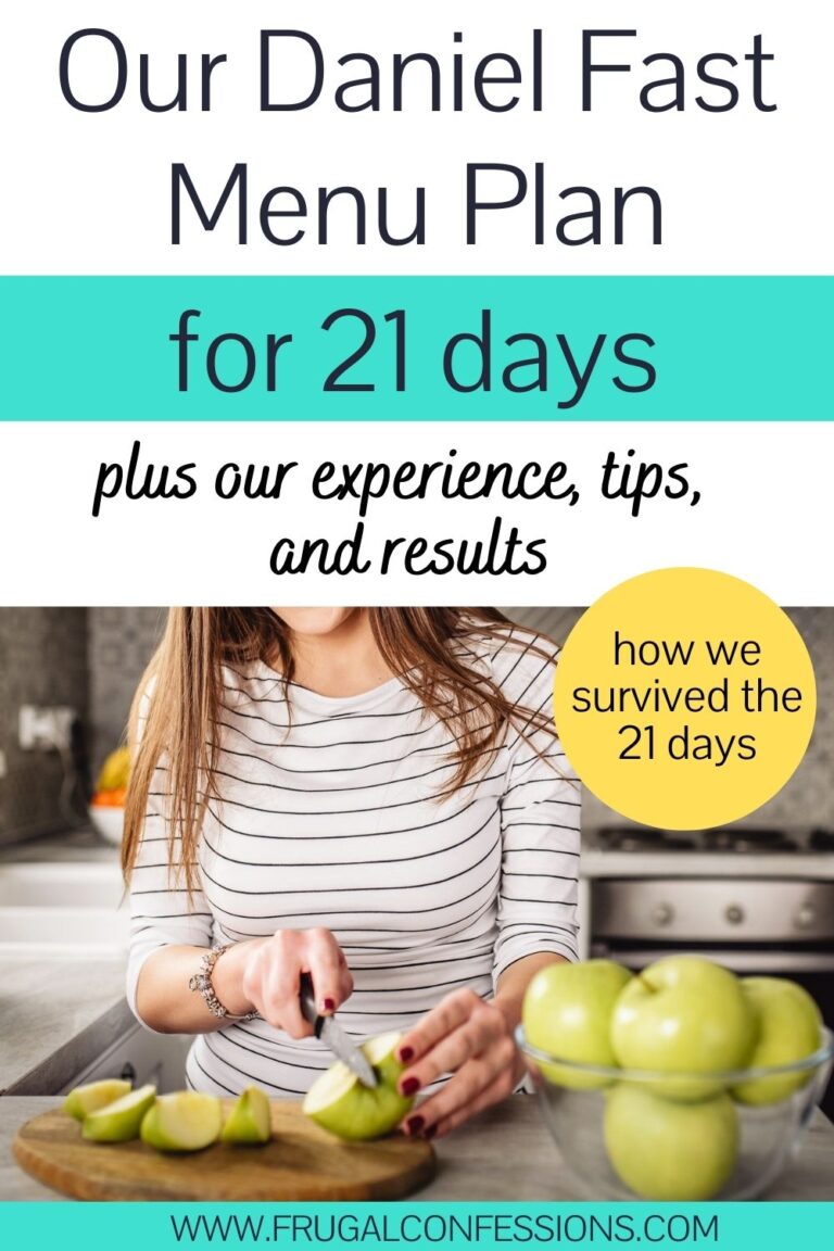 21 Day Daniel Fast Menu Plus Our Experience Tips Laptrinhx News