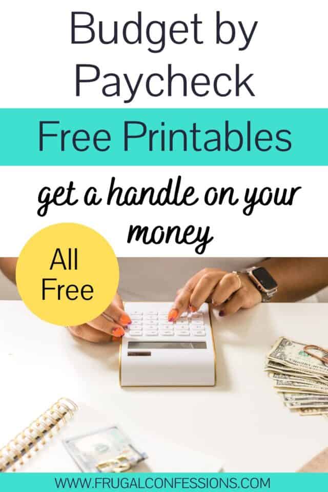 5 Free Budget By Paycheck Worksheets Master Your Money 