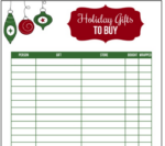 9 Free Printable Christmas Gift List Organizers (for a Calm Holiday)