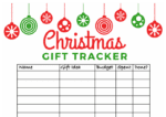9 Free Printable Christmas Gift List Organizers (for a Calm Holiday)