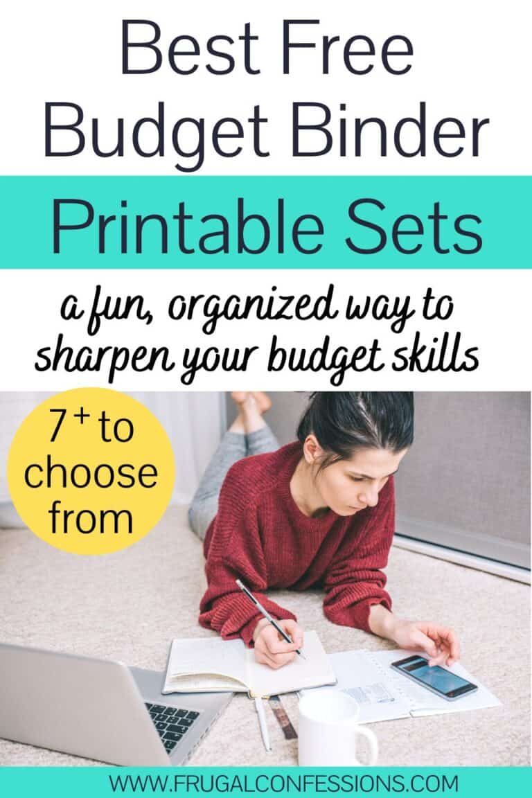 7 Free Budget Binder Printable Sets (Get Control of Your Money)