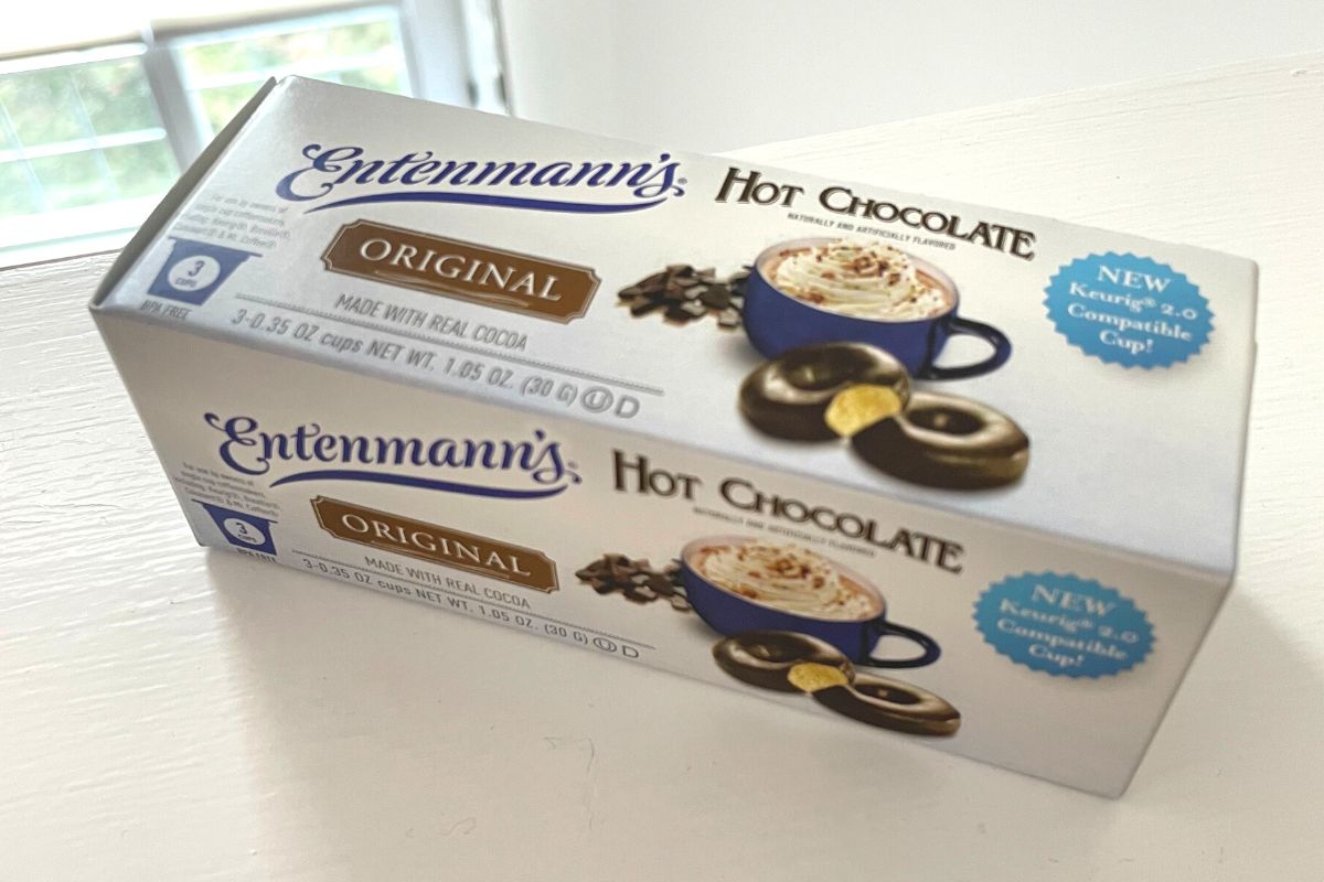 package of 3 Entenmann's hot chocolates