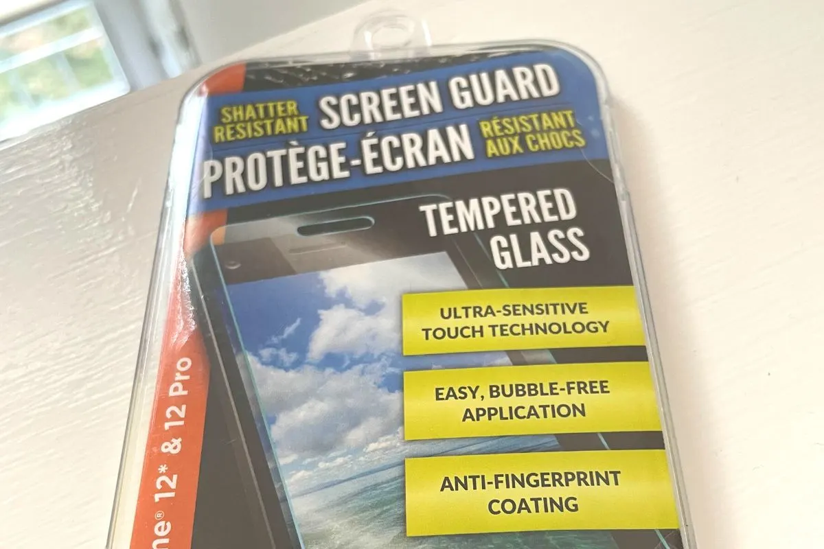 package of screen guard for iPhone