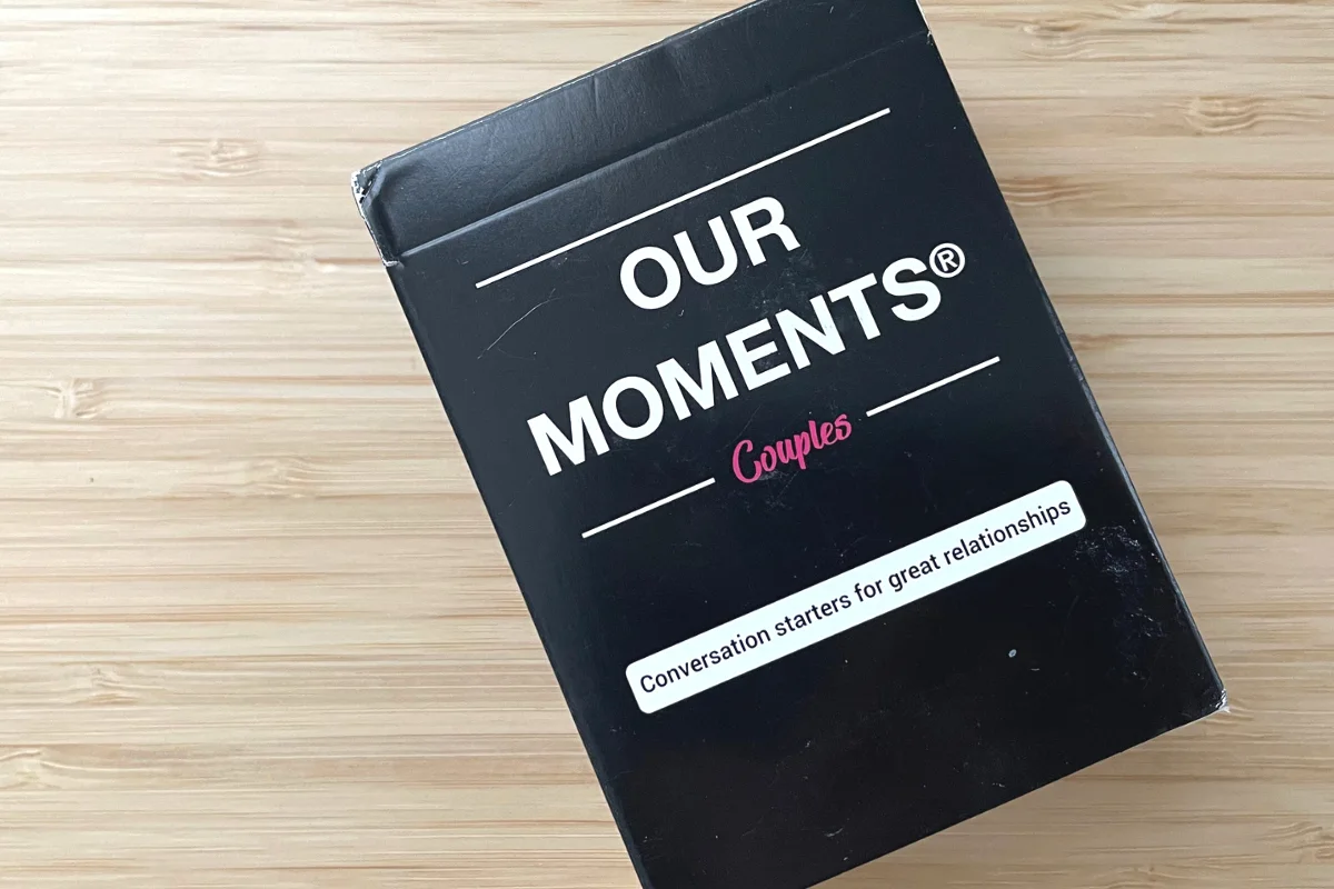 black deck of our moments conversation starters for great relationships