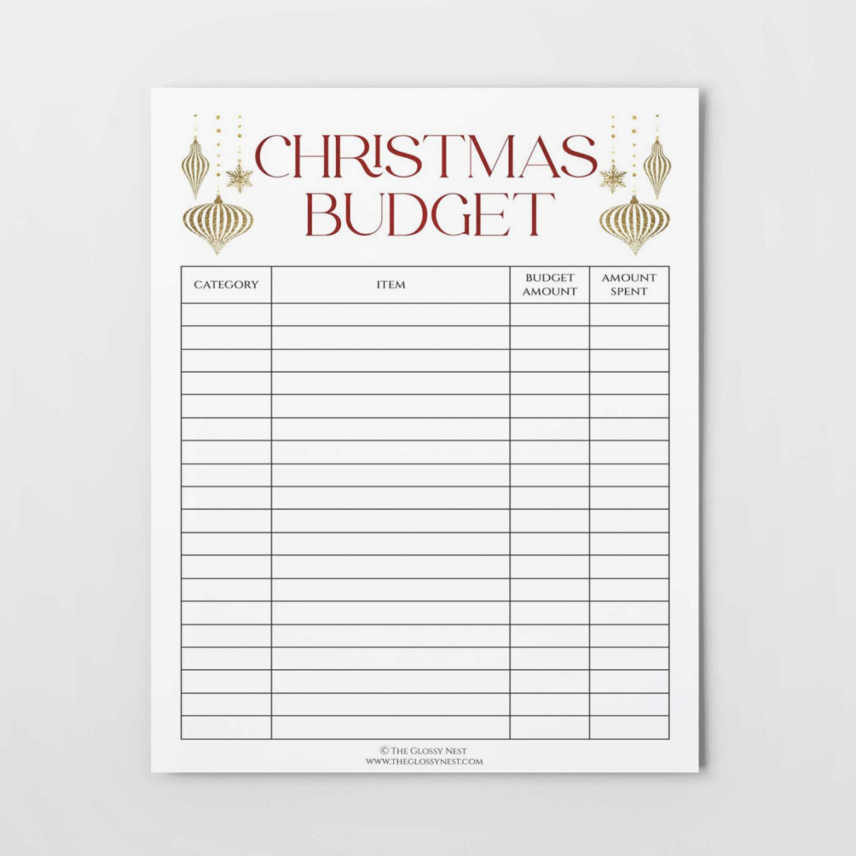 9 Best Christmas Budget Worksheet PDFs (All Free)