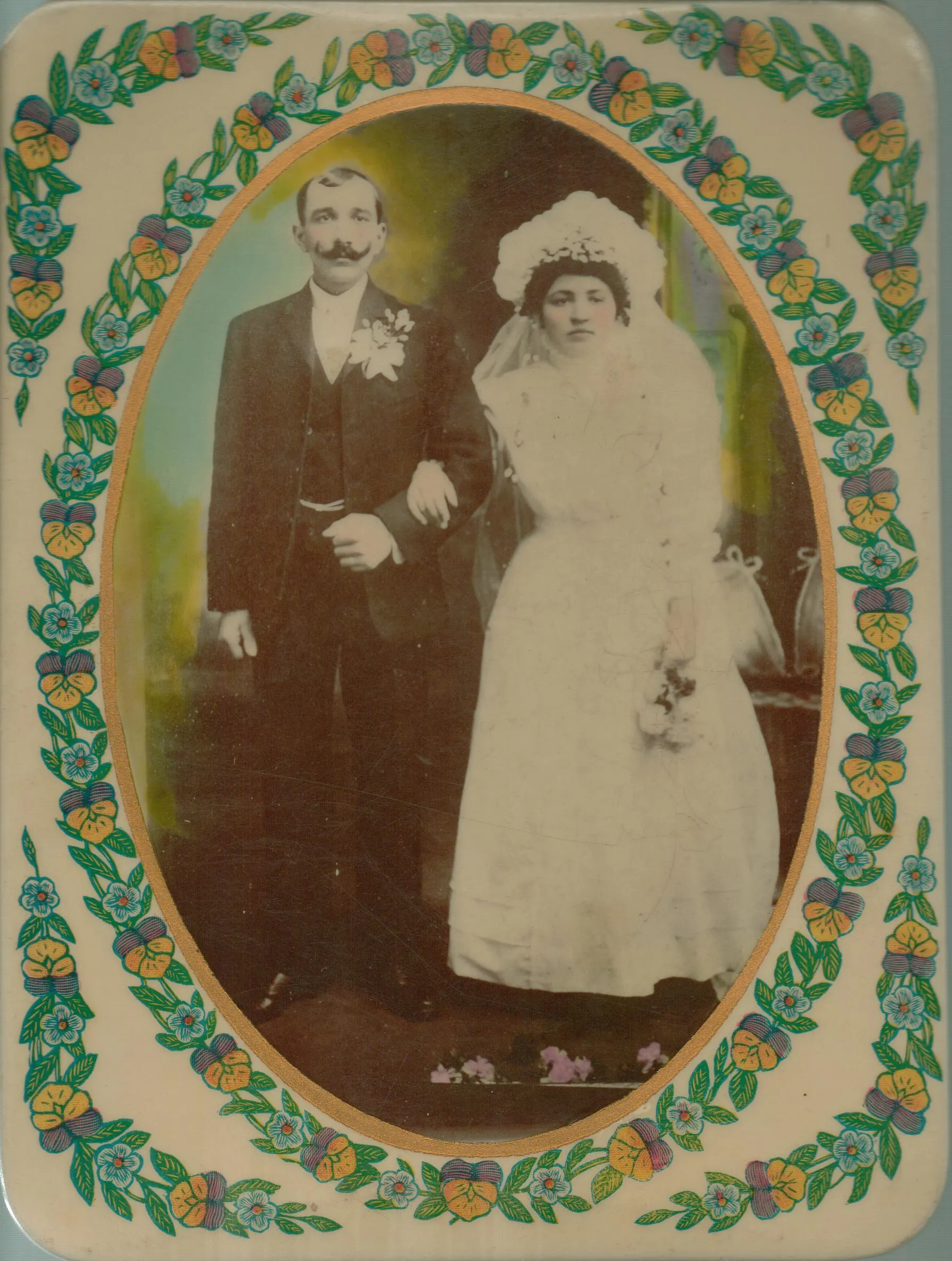 old photograph of Maria Supek on her wedding day