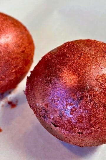 glitter red edible hot cocoa bombshell gifts