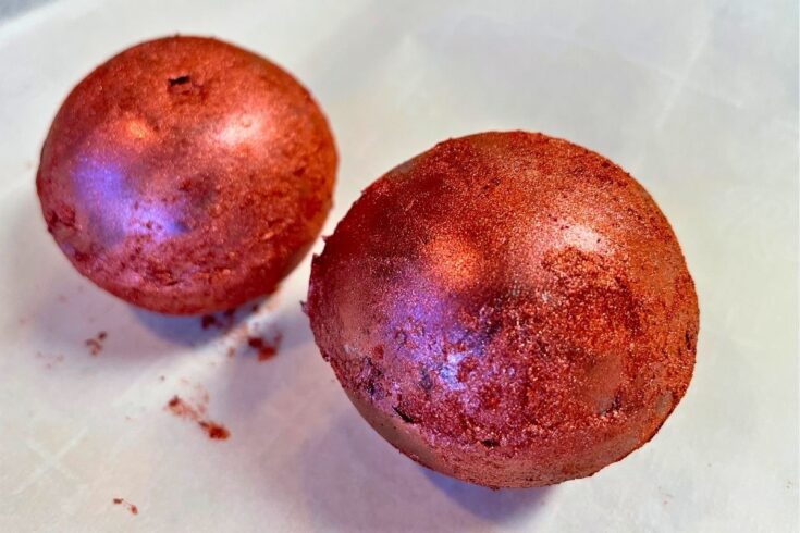 glitter red edible hot cocoa bombshell gifts