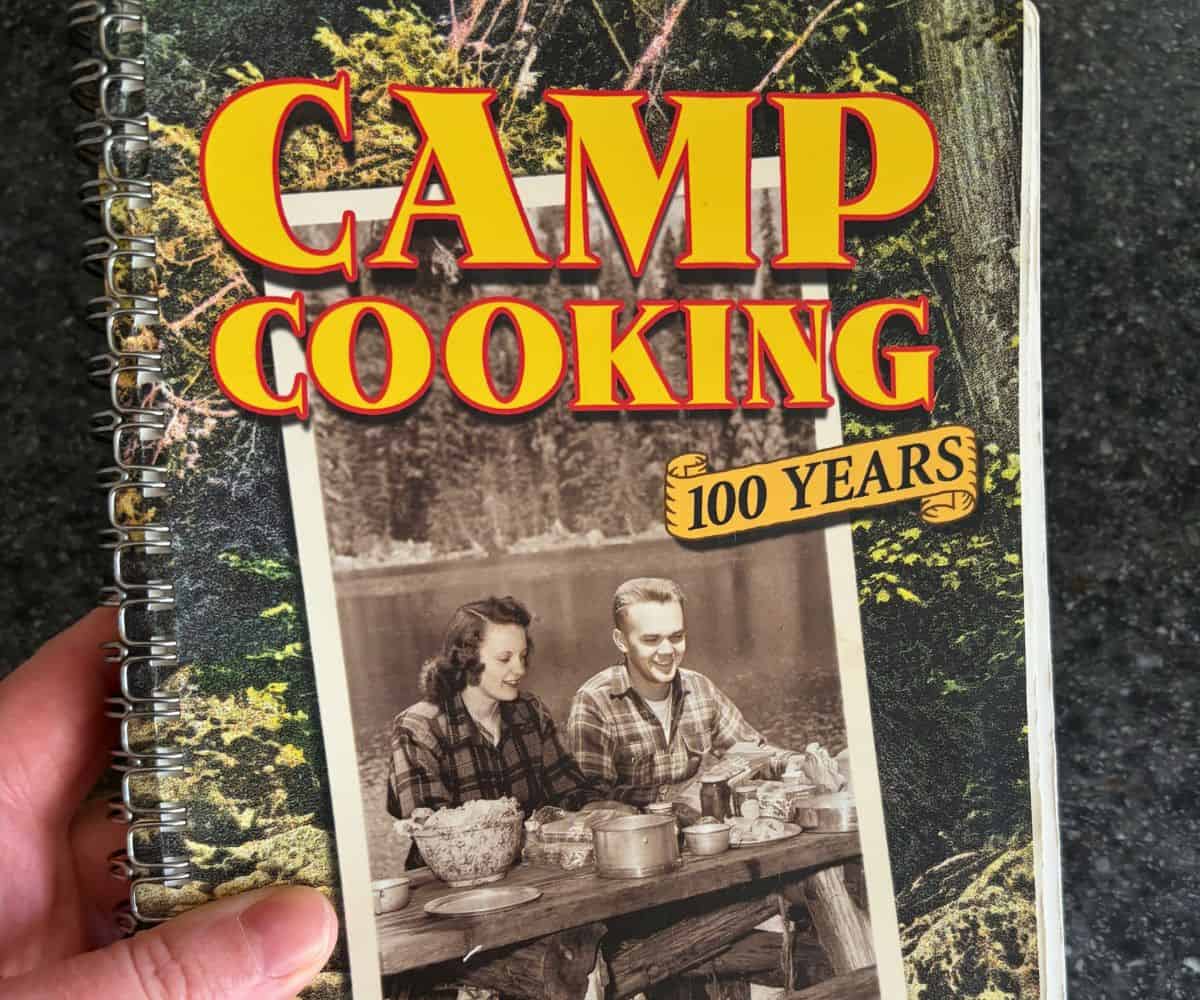 old Camp Cooking over 100 years cookbook cover